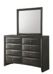 Crown Mark Emily Grey Mirror