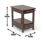 Steve Silver Crestline Cherry Chairside End Table