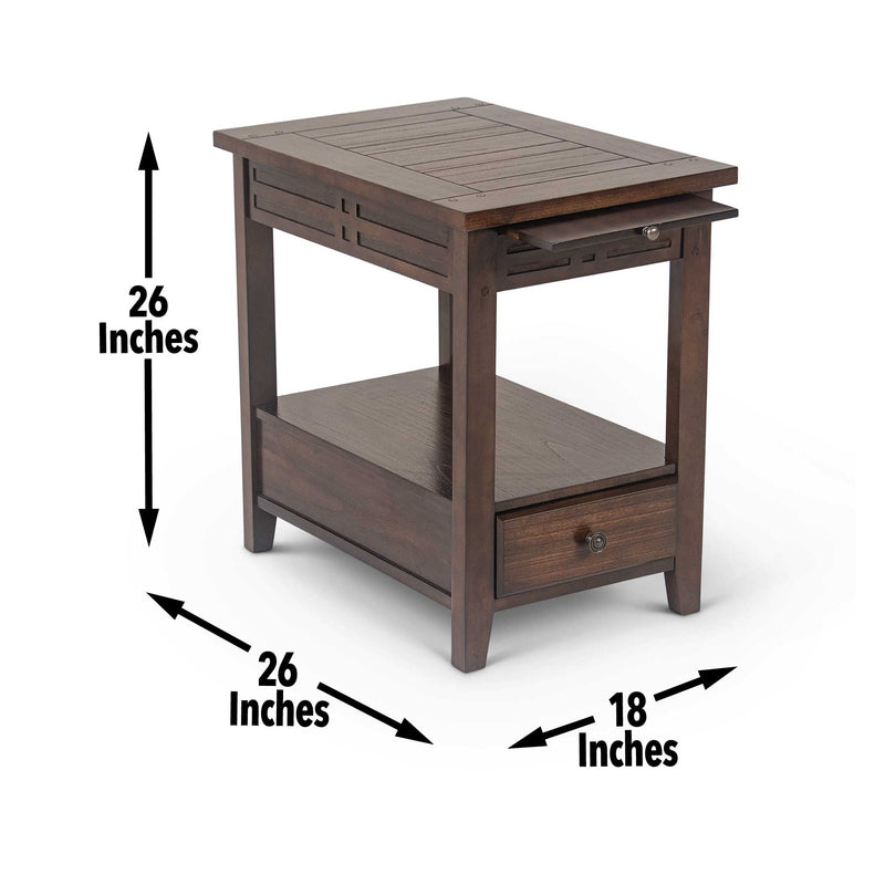 Steve Silver Crestline Cherry Chairside End Table