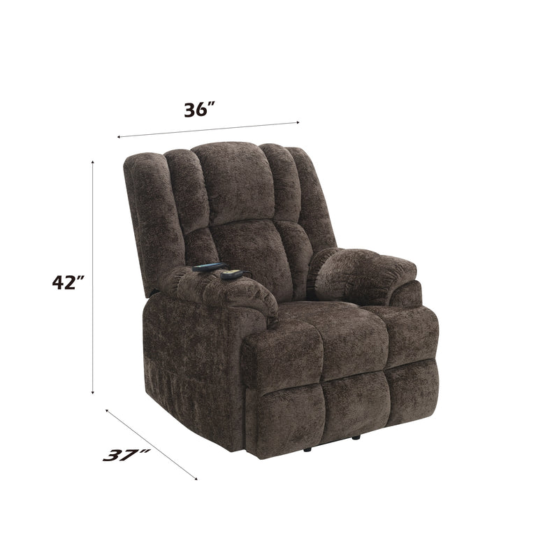 Acme Furniture Pacay Brown Power Recliner