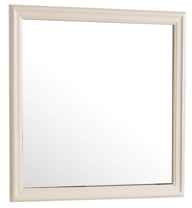 Glory Furniture Louis Phillipe Cherry Dresser and Mirror