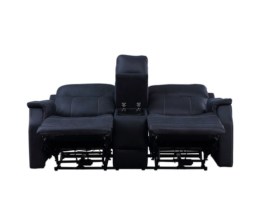 Steve Silver Valencia Walnut Power Recliner Console Loveseat