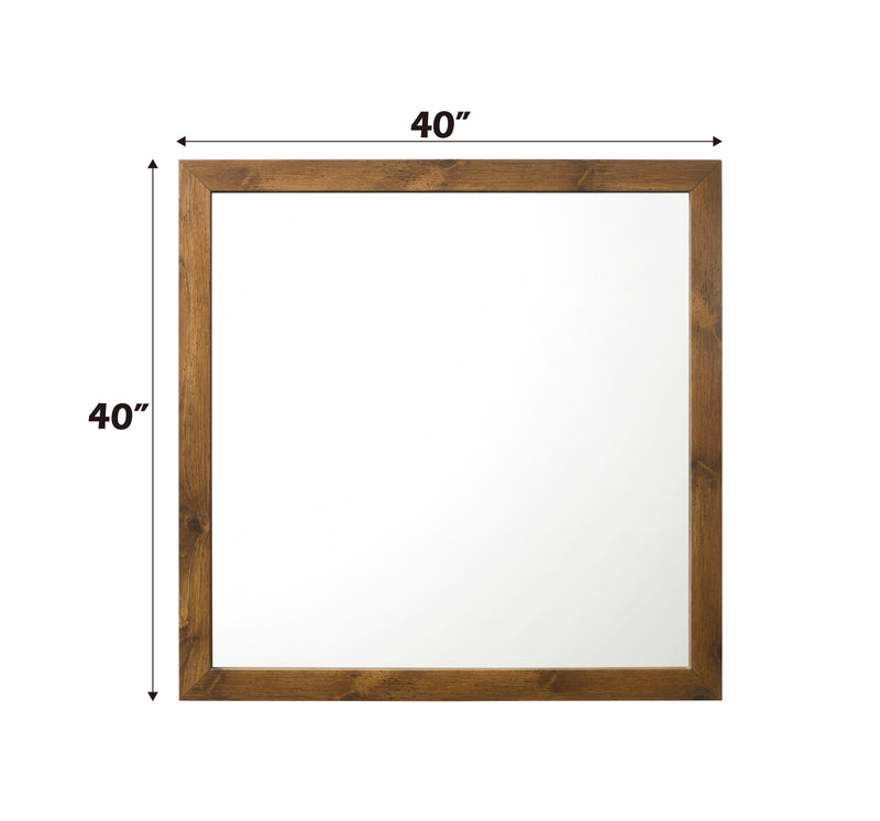 Acme Furniture Hunter Oak Dresser and Mirror