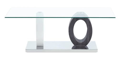Global Furniture T1628 Dark Grey White Coffee Table