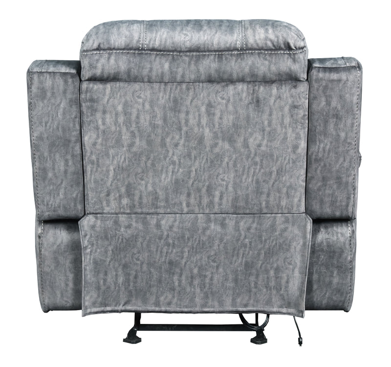 New Classic Furniture Tango Gray Glider Power Footrest Recliner
