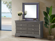 Glory Furniture Verona Silver Champagne Dresser And Mirror