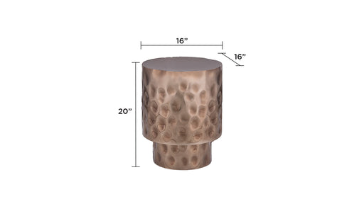 Galaxy Home 90 Gold End Table