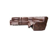Acme Furniture Brax Two Tone Brown Power Motion Sectional