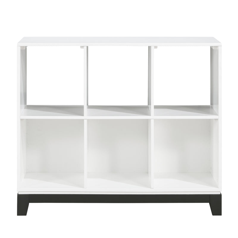 Home Elegance Garretson White Bookcase