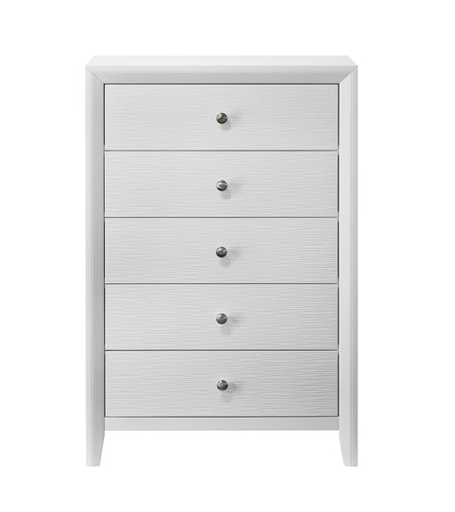 Crown Mark Evan White Chest