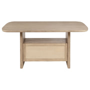 Coaster Furniture Kailani Beige Oak Counter Height Table