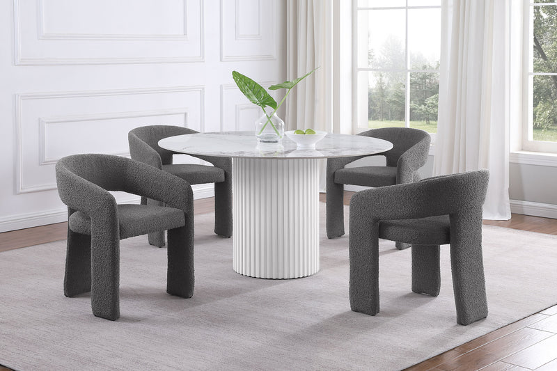 Coaster Furniture Acadia White 53 inch Dining Table