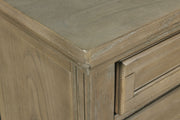New Classic Furniture Allegra Gray Pewter Nightstand