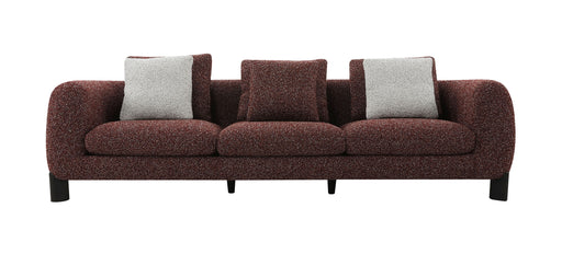 Acme Furniture Mardi Maroon Sofa with 3 Pillows