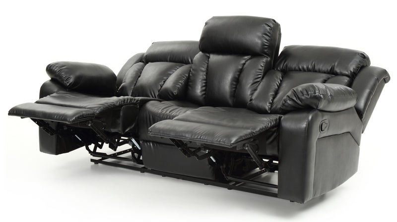 Glory Furniture Daria Black Reclining Sofa