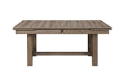 New Classic Furniture Harrisburg Walnut Dining Table
