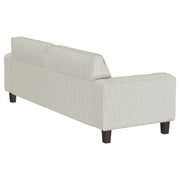 Coaster Furniture Deerhurst Greige Beige Grey Tufted Sofa