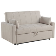 Coaster Furniture Portland Latte Ivory Sleeper Sofa Bed