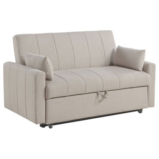 Coaster Furniture Portland Latte Ivory Sleeper Sofa Bed