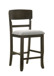 Crown Mark Oakly 5pc Counter Height Table Set
