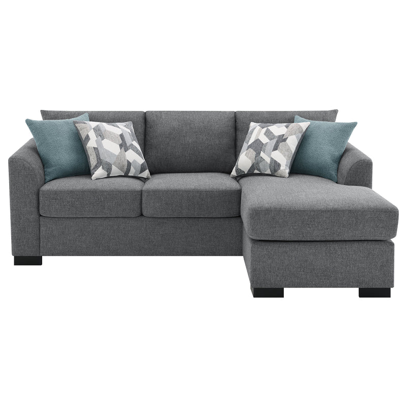 Coaster Furniture Storey Grey Sleeper Sectional