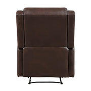 Home Elegance Durant Brown Reclining Chair