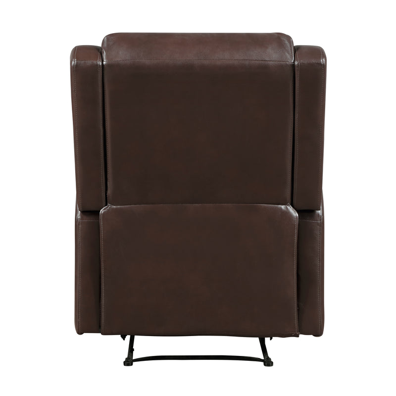 Home Elegance Durant Brown Reclining Chair