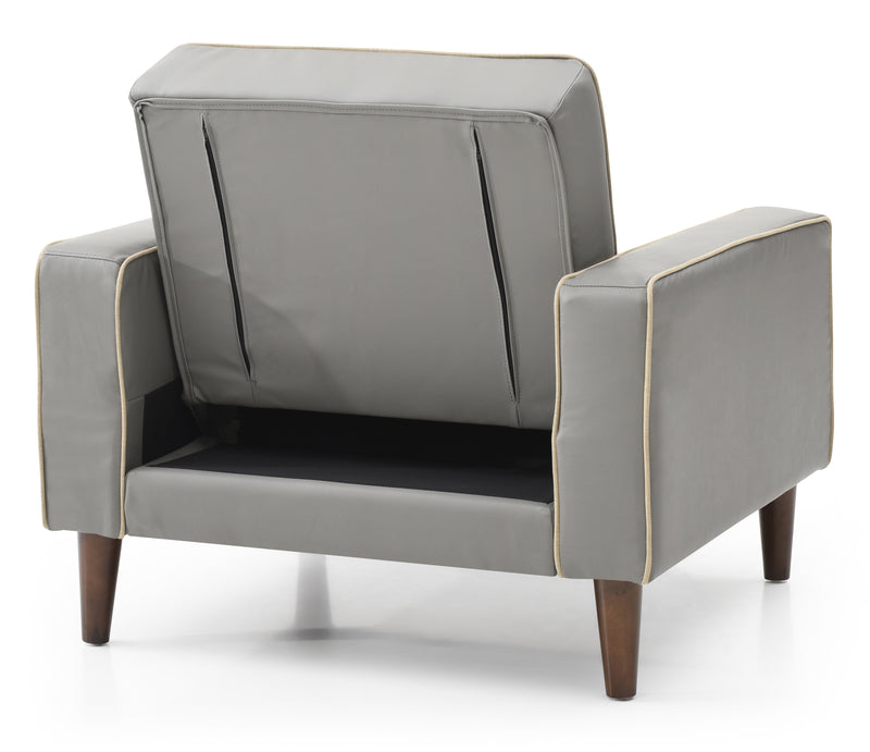 Glory Furniture Andrews Teal Chair Bed