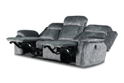 New Classic Furniture Tango Gray Power Footrest Dual Recliner Sofa