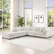 Galaxy Home Bentley Cream Setup 2 Sectional