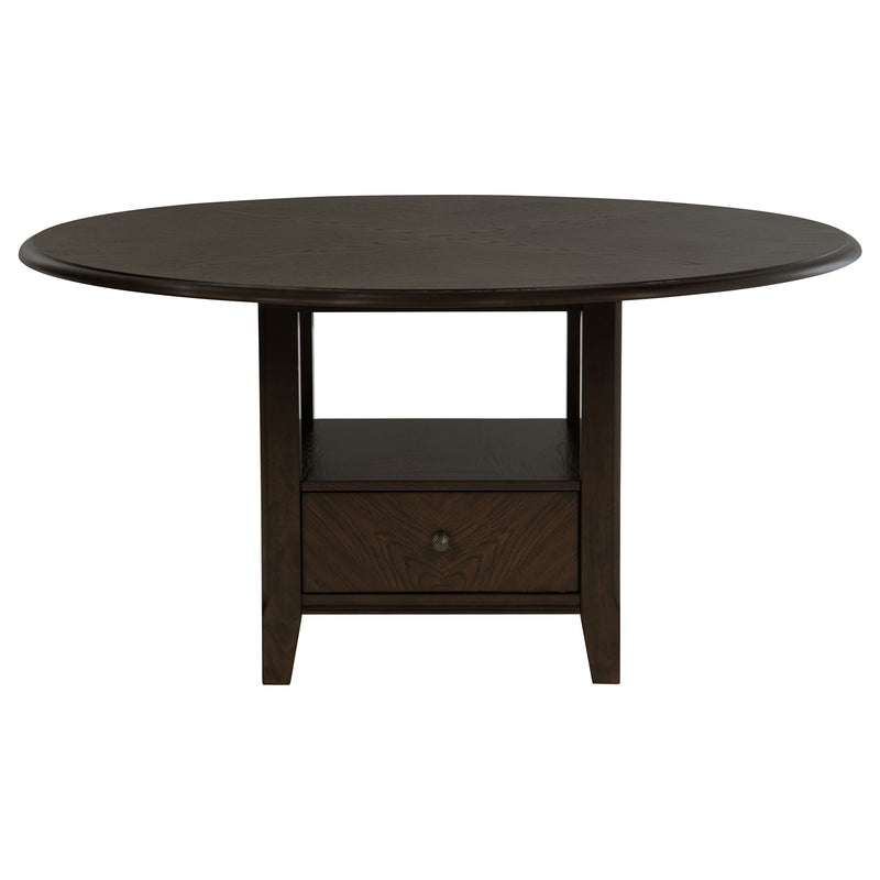 Coaster Furniture Twyla Dark Cocoa Brown Round Dining Table