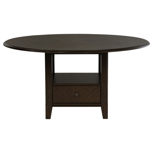 Coaster Furniture Twyla Dark Cocoa Brown Round Dining Table