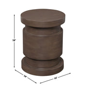 Steve Silver Duke Brown Side Table