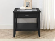 Steve Silver Garvine Black Gray End Table