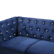 New Classic Furniture Emma Black Crystal Loveseat