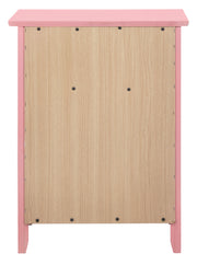 Glory Furniture Izzy Cherry 1 Drawer 1 Door Nightstand