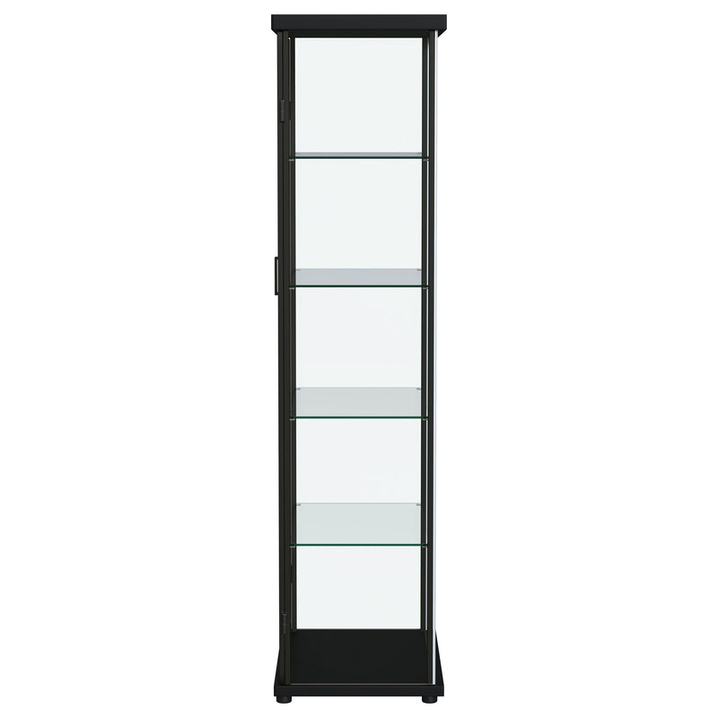 Coaster Furniture Aero Black LED Display Curio Cabinet