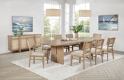 2 Coaster Furniture Kailani Beige Oak Dining Side Chairs