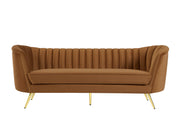 Meridian Furniture Margo Green Velvet Sofa