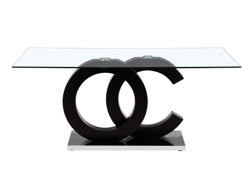 Global Furniture D2207DT-D4878DC Black 5pc Dining Room Set