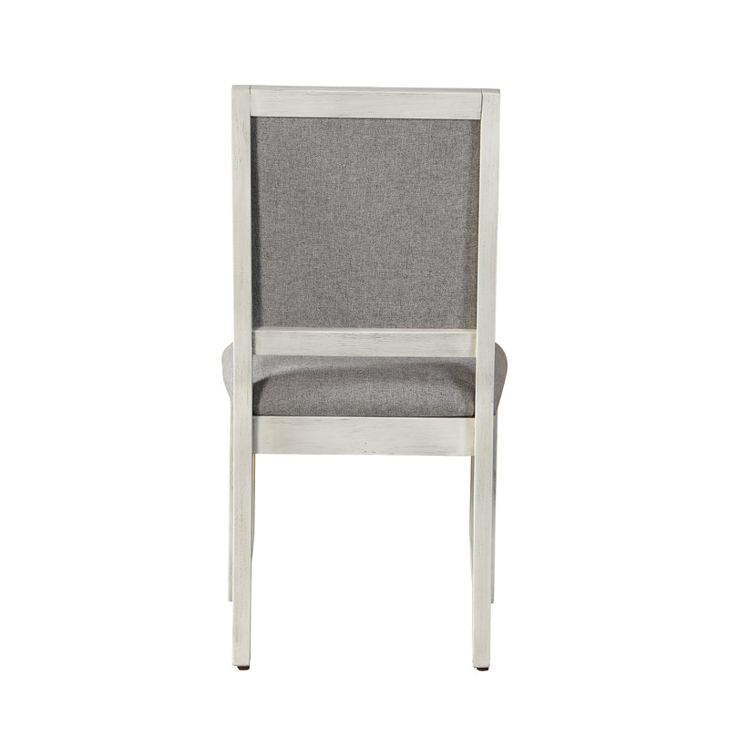 Steve Silver Canova Antique White Gray 7pc Dining Room Set