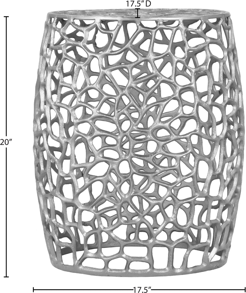 Meridian Furniture Priya Gold End Table