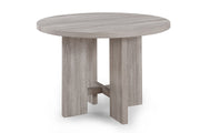 Crown Mark Amara Drift Wood 5pc Round Dining Set
