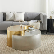 Galaxy Home Ying Yang Mint Taupe Coffee Table