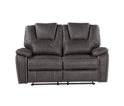 Steve Silver Katrine Charcoal Manual 2pc Living Room Set