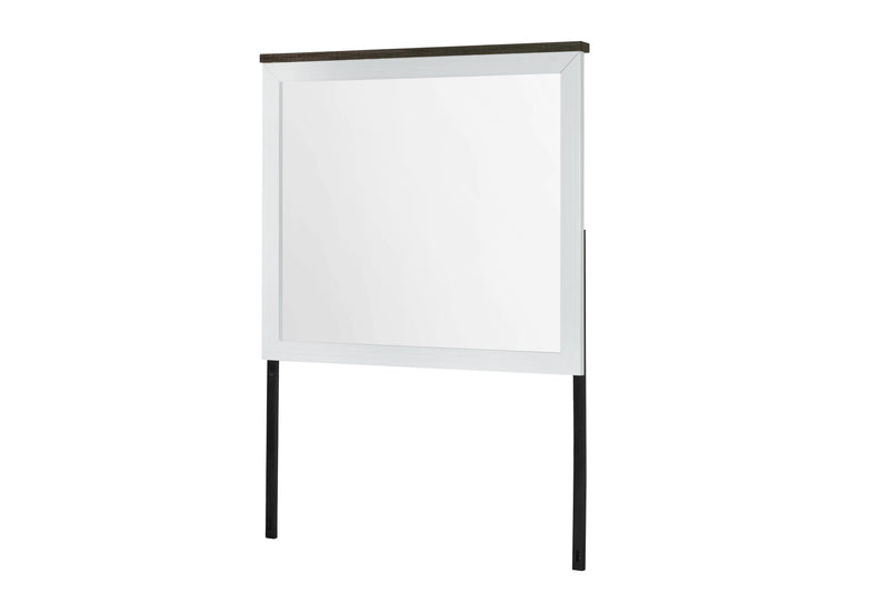 Global Furniture Ozark Grey Wash Dresser and Mirror