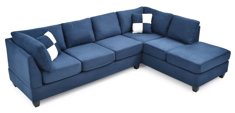 Glory Furniture Malone Vanilla Sectional