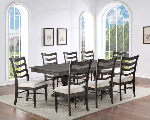 Steve Silver Hutchins Dusty Espresso 9pc Dining Set