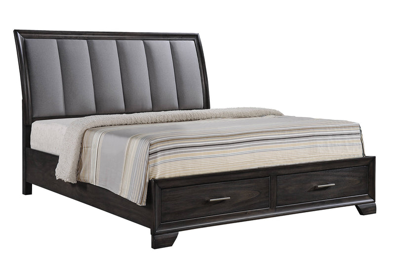 Crown Mark Jaymes 4pc Bedroom Set With Queen Storage Bed