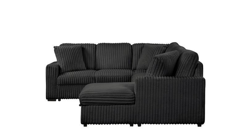 Galaxy Home Grande Black Sectional